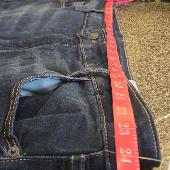 Old Navy Mid- Rise Rockstar Super Skinny Blue Jeans Stretch Women Plus Size 26 - Picture 12 of 14